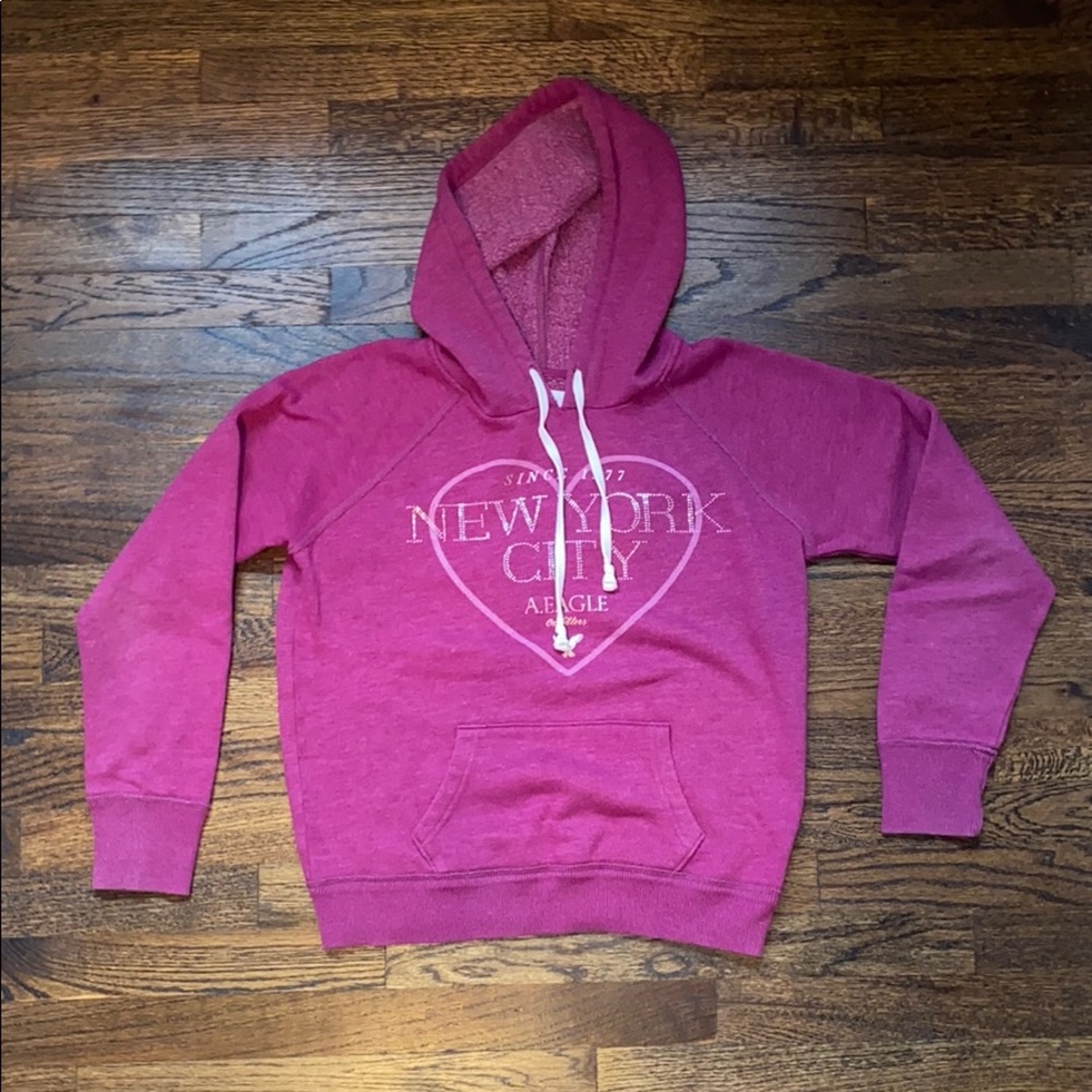 Raspberry A.Eagle Hoodie